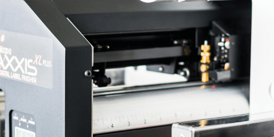 the ADSI iTech Axxis XL Plus Label Finisher